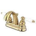 Kingston Brass Restoration, 4" Centerset Bathroom Faucet, Polished Brass KB5612PL